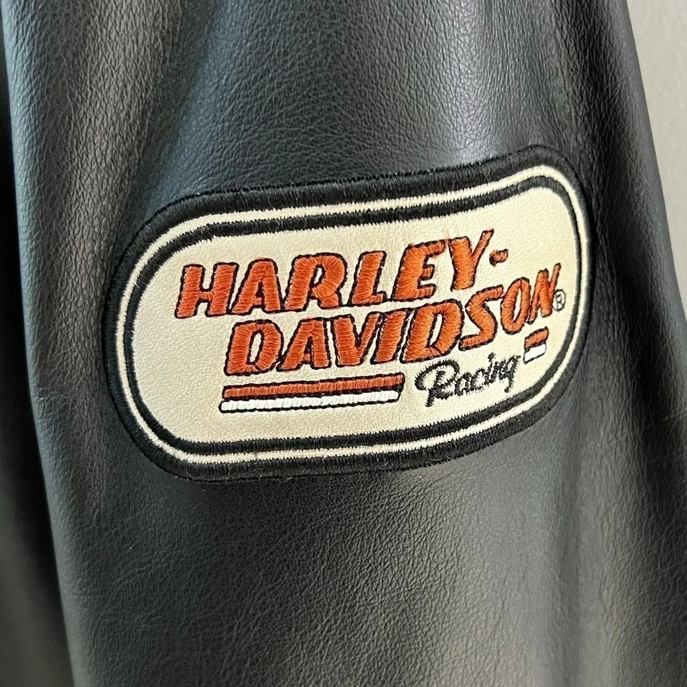 Woman’s Harley Davidson premium leather moto jacket. LIKE NEW. Size W1 - Picture 5 of 16